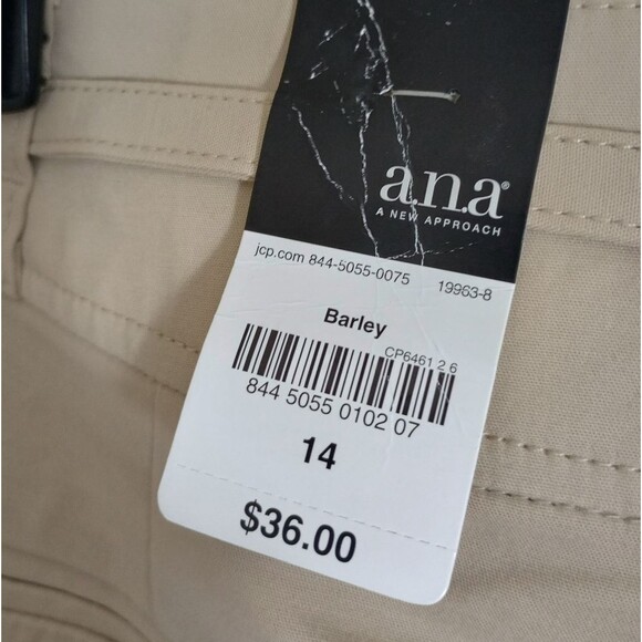 NWT A.N.A Tan Skirt With Pockets Size 14 - Picture 6 of 8